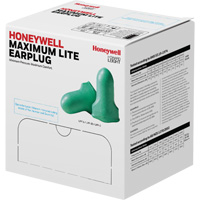 Howard Leight Maximum Lite Low-Pressure Foam Earplugs, Pair - Polybag, Corded Smart Ofis
