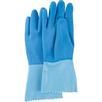 Gants lourds Blue-Grip, Taille 6/Petit, 12" lo, Latex de caoutchouc, Doublure en Interlock, 45 mils Smart Ofis