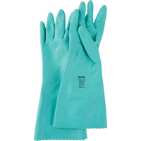 Gants &agrave; prise emboss&eacute;e &agrave; motif en Z StanSolv, Taille Petit/7, 14" lo, Nitrile, Doublure en Interlock, 11 mils Smart Ofis