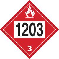 1203 Gasohol & Gasoline Flammable Liquid TDG Placard, Plastic Smart Ofis
