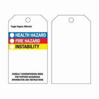 Self-Laminating Right-To-Know Tags, Polyester, 3" W x 5-3/4" H, English Smart Ofis