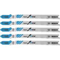 Jig Saw Blades Basic for Metal, High Speed Steel, T-Shank, 3-5/8" L Smart Ofis