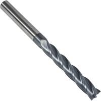 S237 30° Extra Long Square End Mill, 1/8" Dia., 3" L, 4 Flutes, 1/8" Shank, Carbide Smart Ofis