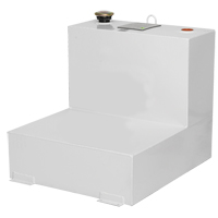 Steel Fuel Transfer Tank, Steel, 48 gal. Capacity, White Smart Ofis