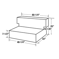 Steel Fuel Transfer Tank, Steel, 100 Gal. Capacity, Black Smart Ofis
