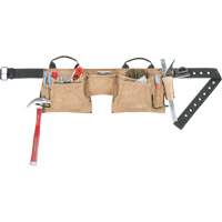 Constructor's Tool Belt, Leather, Tan Smart Ofis