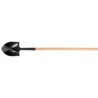 Round Point Shovel, Tempered Steel Blade, Hardwood, Straight Handle Smart Ofis