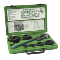 Knockout Kit with Ratchet and SlugBuster&reg; Punches Smart Ofis