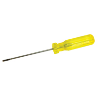Electrician's Slotted Screwdriver, 1/8" Tip, Round, 7-1/4" L, Plastic Handle Smart Ofis