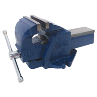 Ductile Iron Mechanics Bench Vise, 4-1/2" Jaw Width, 2-3/5" Throat Depth Smart Ofis
