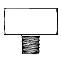 Jonction En T&eacute; M&acirc;le, Laiton, 1/8" Smart Ofis
