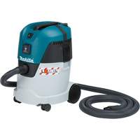 L Class Push & Clean Compact Dust Extractor, Wet-Dry, 1.34 HP, 6.6 US Gal. (25 Litres) Smart Ofis