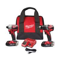 M18 2-Tool Combo Kit, Lithium-Ion, 18 V Smart Ofis