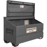 Jobsite Sloped Lid Storage Box, 60" x 30" x 39-3/8", Steel, Grey Smart Ofis