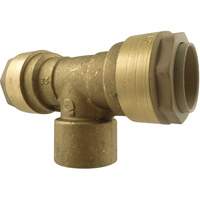 Quickline Air Piping Tee Connect, Brass, 1/2" Smart Ofis