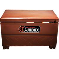 Site-Vault Chest, 30" x 20" x 19-3/4", Steel, Orange Smart Ofis