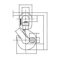 Latched Swivel Hoist Hook Smart Ofis