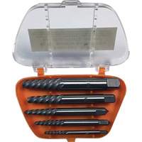 Drillco&reg; Screw Extractor Set with Drills, Carbide, 5 Pieces Smart Ofis