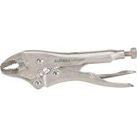 Locking Pliers with Wire Cutter, 5" Length, Curved Jaw Smart Ofis
