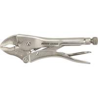 Locking Pliers with Wire Cutter, 10" Length, Curved Jaw Smart Ofis