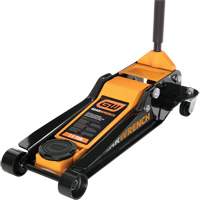Low Profile Floor Jack, 3.5 Ton(s) Capacity, 3-3/4" Lowered, 21-3/4" Raised, Manual Hydraulic Smart Ofis
