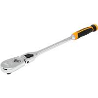 90-Tooth Dual Material Locking Flex Head Teardrop Ratchet Smart Ofis