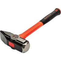 Fiberglass Blacksmith Hammer, 4 lbs Head Weight, 14" L Smart Ofis
