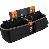 Bucket Work CentreS-Hook Large Pouch Module, Nylon, 3 Pockets, Black/Orange Smart Ofis