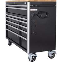 HDRC5212 HD Series Roller Cabinet, 12 Drawers, 51-1/4" W x 21" D x 40-3/10" H, Black Smart Ofis