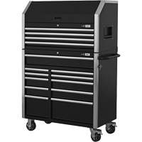 HDCC-4115 HD Series Toolbox Combo, 21-1/2" D x 44-1/5" W x 63-3/10" H, Black Smart Ofis