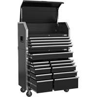HDCC-4115 HD Series Toolbox Combo, 21-1/2" D x 44-1/5" W x 63-3/10" H, Black Smart Ofis