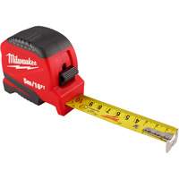 Compact Tape Measure, 1" x 16' Smart Ofis
