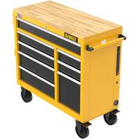 Heavy-Duty Mobile Workstation, 8 Drawers, 40" W x Yellow Smart Ofis