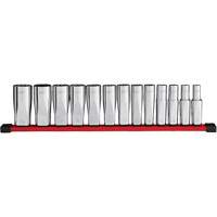 12-Point Deep Well SAE Socket Set, 13 Pcs, 1/2" Drive Size, Deep Smart Ofis