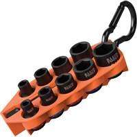Grab-And-Go Impact Socket Set, SAE, 10 Pcs, Impact, 3/8" Drive Size Smart Ofis