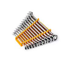 Jeu de cl&eacute;s &agrave; 12 pans et 90 dents, Combinaison &agrave; cliquet, 12 morceaux, M&eacute;trique Smart Ofis