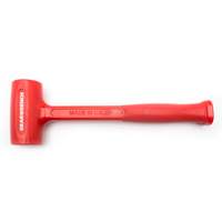 One-Piece Standard Head Dead Blow Hammer, 38 oz., Textured Grip, 15-1/4" L Smart Ofis