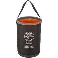 Straight Utility Bucket, 17" L x 12" W x 4" H, Nylon, Black/Grey/Orange Smart Ofis