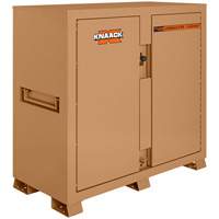 Model 112 Jobsite Cabinet with Padlock, Steel, 54.9 Cubic Feet, Tan Smart Ofis
