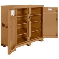 Model 139 Jobsite Cabinet with Padlock, Steel, 59.4 Cubic Feet, Tan Smart Ofis