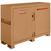 Model 129 Bin Storage Cabinet with Padlock, Steel, 48 Cubic Feet, Tan Smart Ofis