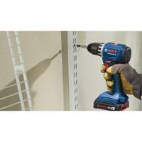 Compact Brushless Drill/Driver Kit, Lithium-Ion, 18 V, 1/2" Chuck, 400 in-lbs. Torque Smart Ofis