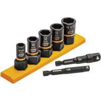 Metric Bolt Biter Extraction Socket Set, 7 Pcs, Impact, 1/4"/3/8" Drive Size Smart Ofis