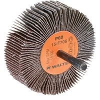 Flap Wheels-Coolcut Flap Wheels, Aluminum Oxide, 60 Grit, 3" x 1" x 1/4" Smart Ofis