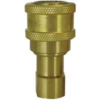 Hydraulic Quick Coupler - Brass Manual Coupler, Brass/Stainless Steel Smart Ofis