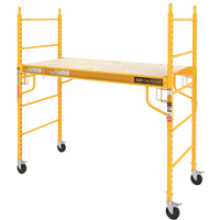 Mobile Work Scaffolding - Maxi Square Scaffolding, Steel Frame, 74" D x 74" H Smart Ofis