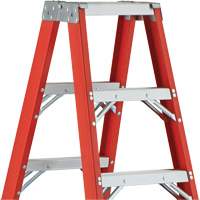 6600 AA Series Industrial Extra Heavy-Duty 2-Way Stepladders, Fibreglass, 375 lbs. Capacity, 4' Smart Ofis