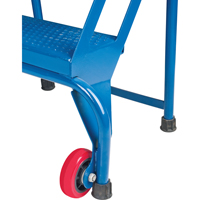 Portable Folding Ladder, 2 Steps, Perforated, 20" High Smart Ofis