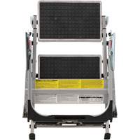 Tilt & Roll Step Stool Ladder, 2 Steps, 23" x 21" x 34.50" High Smart Ofis