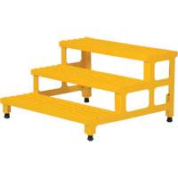 Adjustable Step-Mate Stand, 3 Step(s), 36-3/16" W x 33-7/8" L x 22-1/4" H, 500 lbs. Capacity Smart Ofis